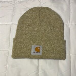 Carhartt Knit Beanie Stocking Hat in Olive-Tan